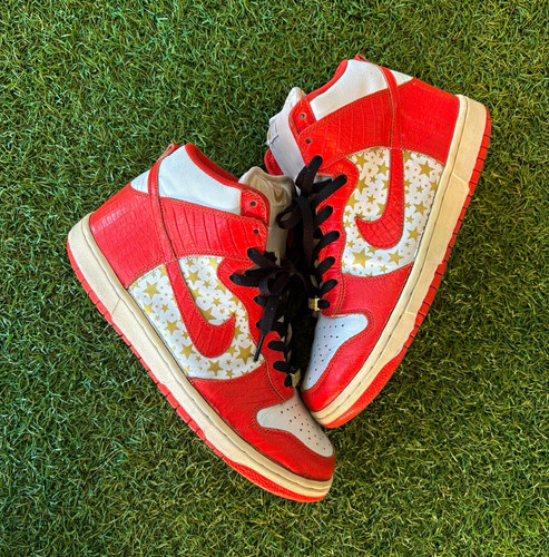 2003 supreme dunks orange size - supreme,